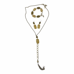 Necklace Set By Lucky Brand In Gold & Yellow, Size:03 Piece Set