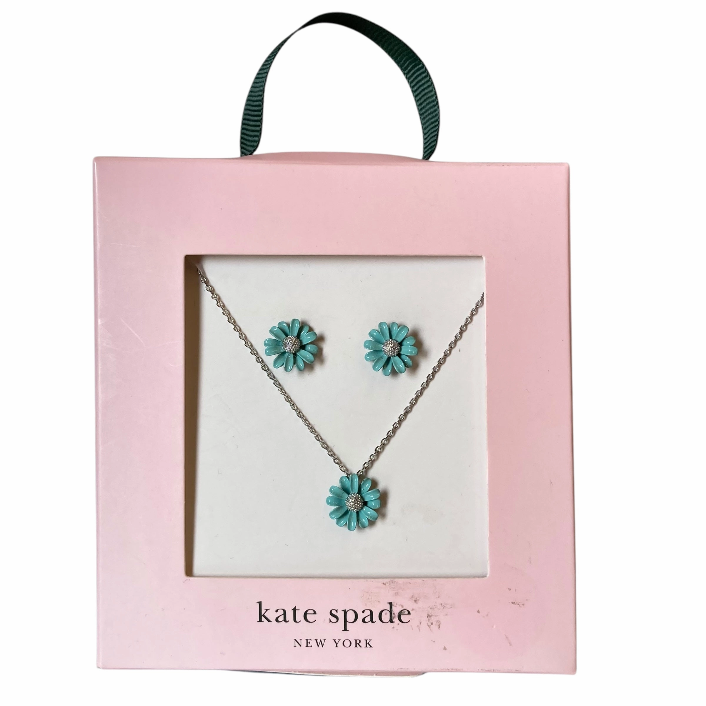Necklace Set Designer By Kate Spade In Aqua, Size:02 Piece Set