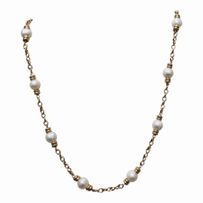 Necklace Statement Bl In Rose Gold