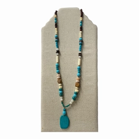 Necklace Statement By Chicos In Blue