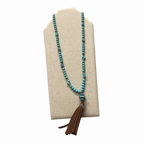 Necklace Statement By Chicos In Teal