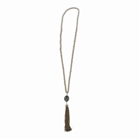 Necklace Statement By Clothes Mentor In Gold & Pink