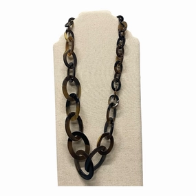 Necklace Statement By Cme In Brown