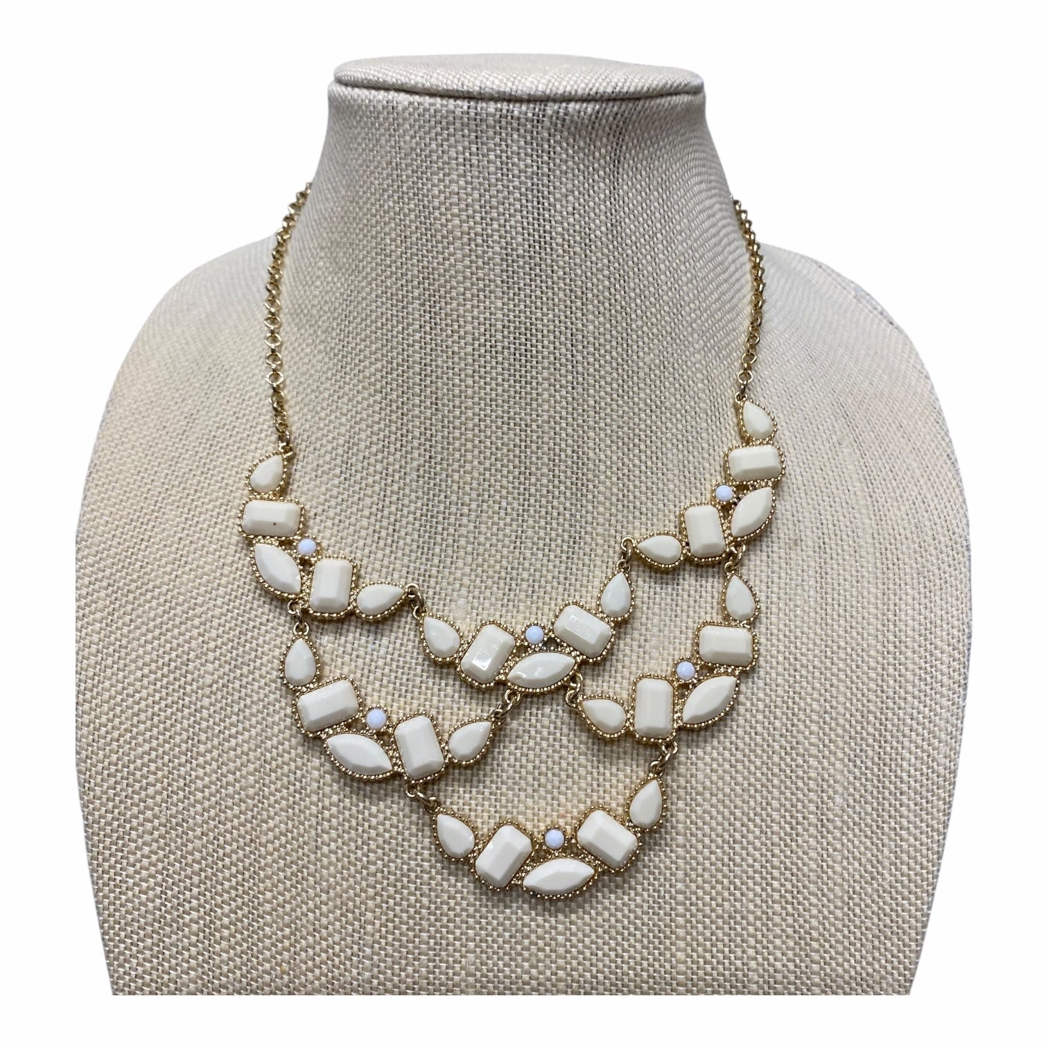 Necklace Statement By Cme In Cream