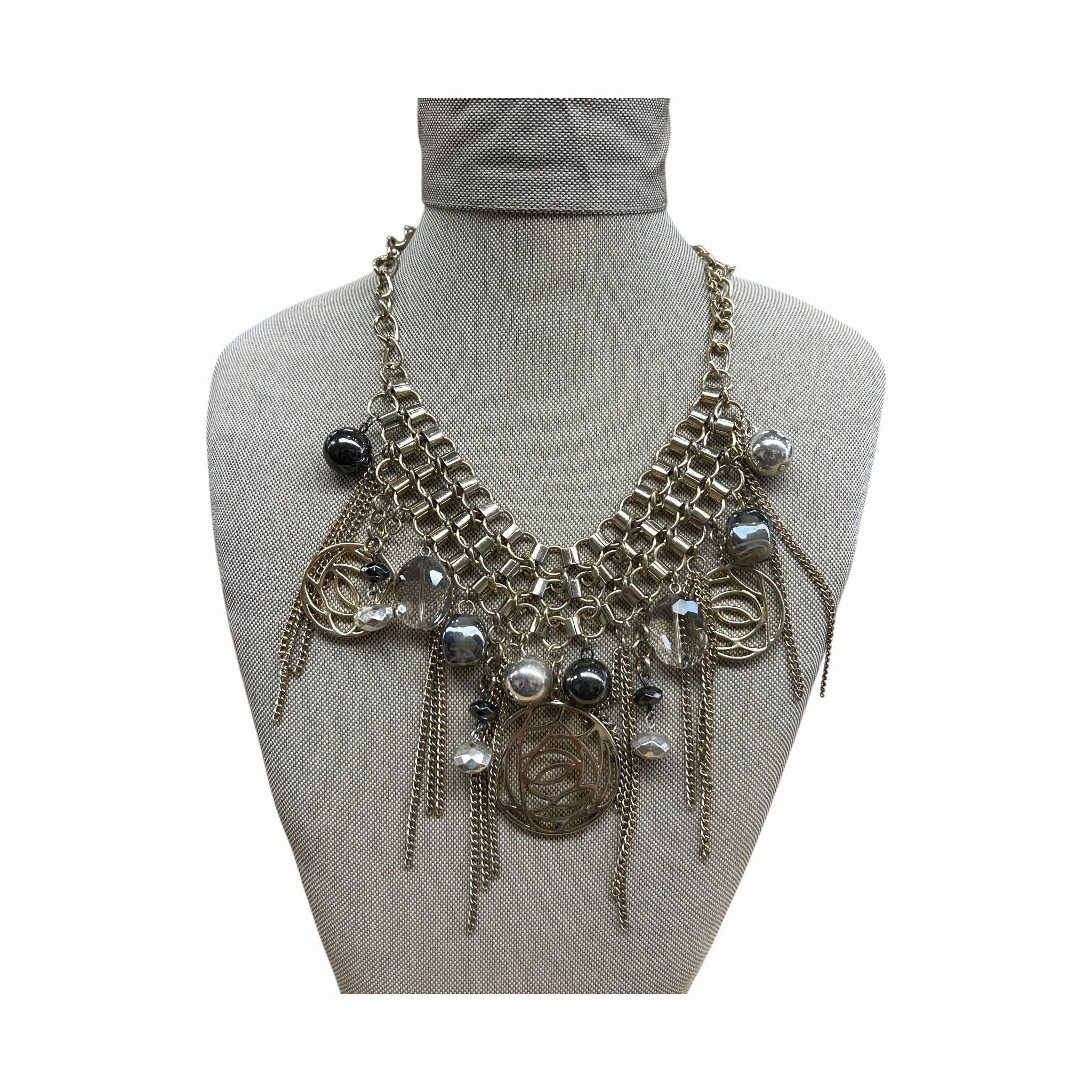Necklace Statement By Cme In Gold