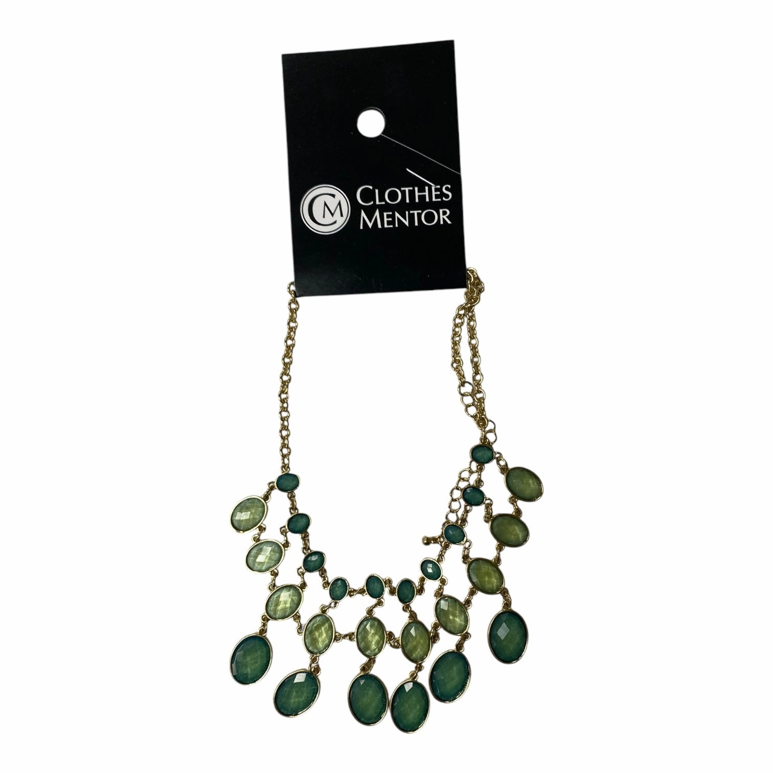 NECKLACE STATEMENT by  CME In GREEN