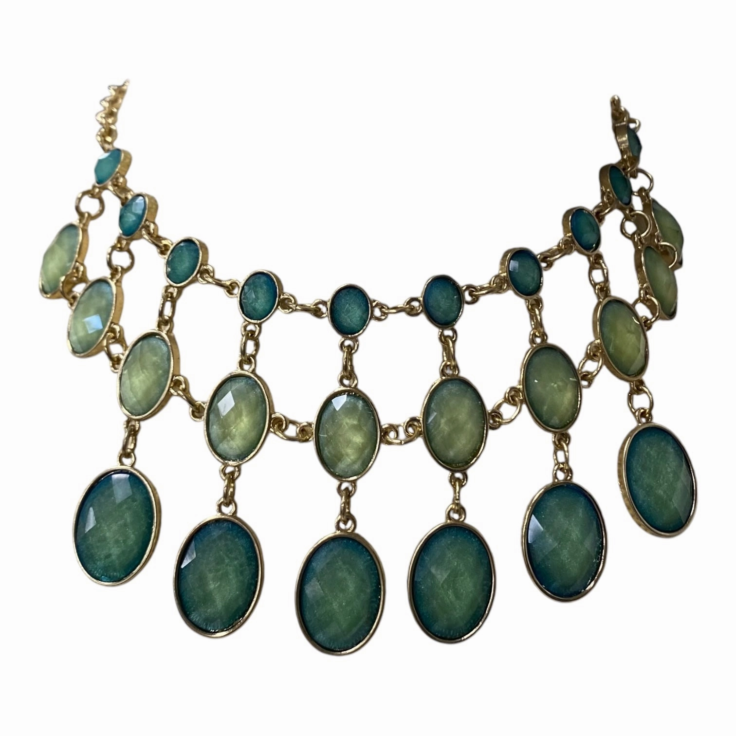 NECKLACE STATEMENT by  CME In GREEN