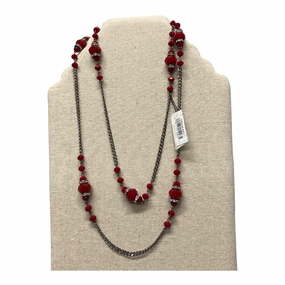Necklace Statement By Cme In Red