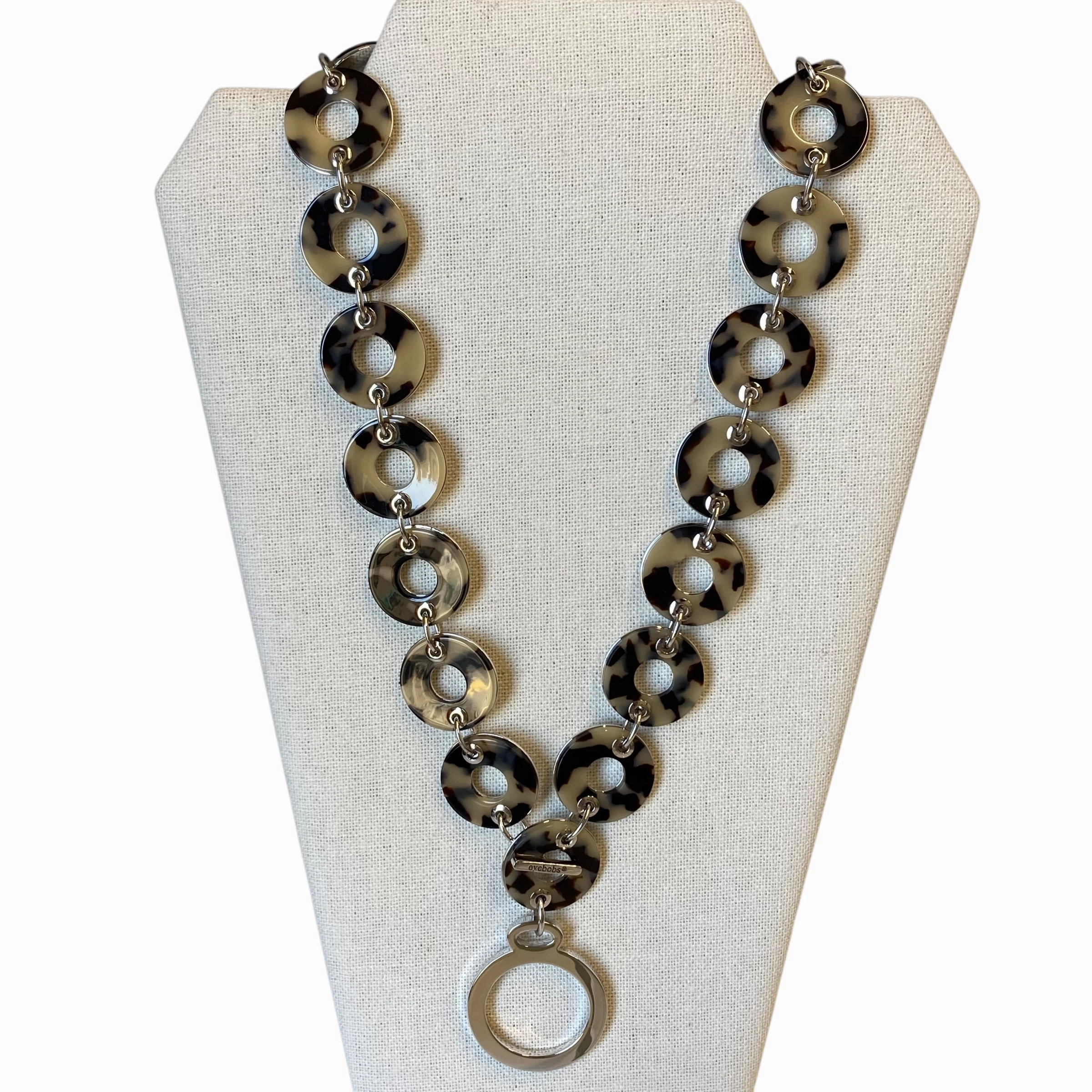 Necklace Statement By Eyebobs In Animal Print