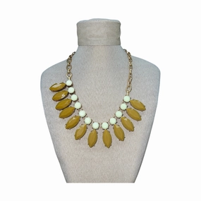 Necklace Statement By J. Crew In Green