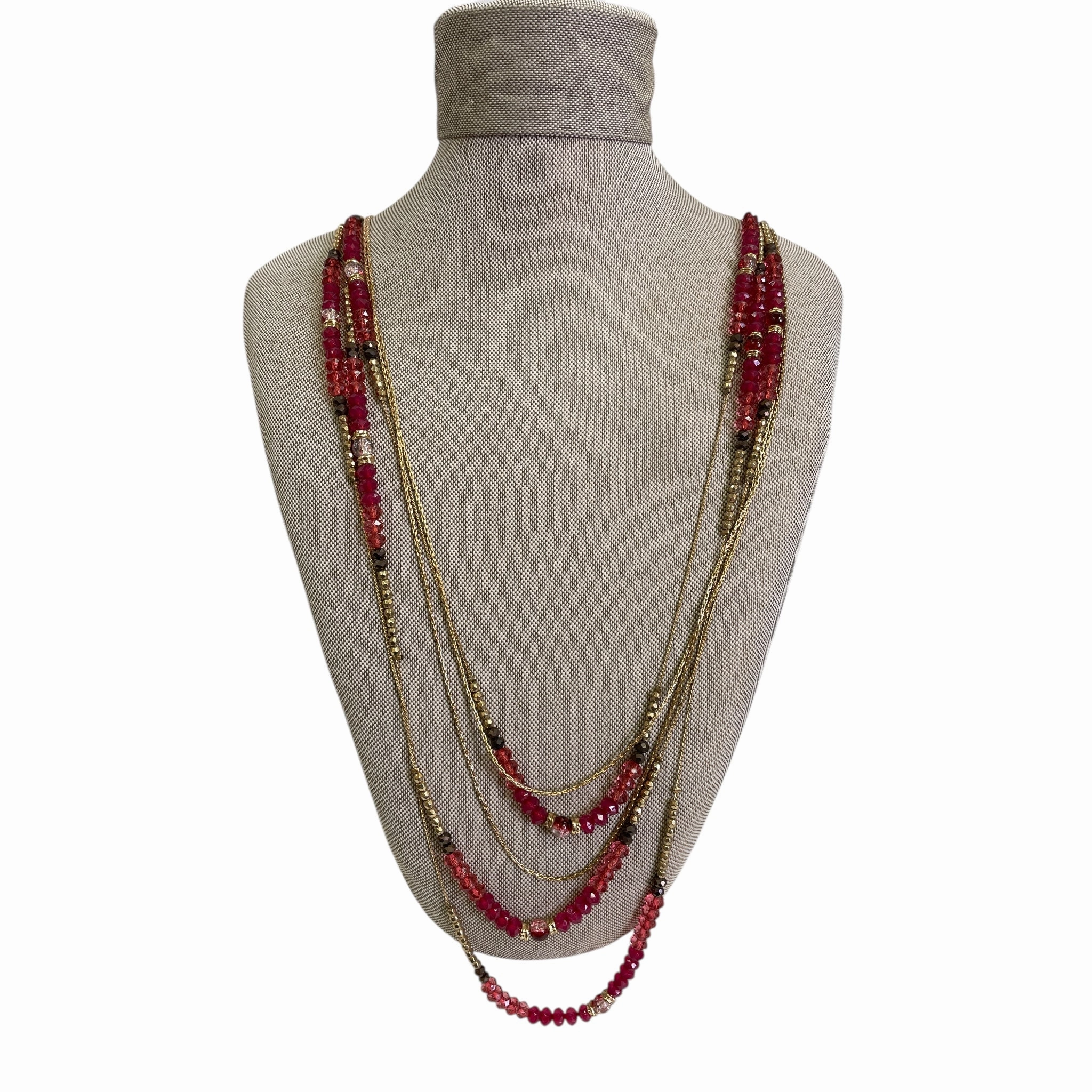 Necklace Statement By New York And Co In Red