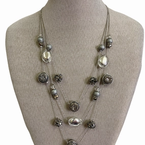 Necklace Statement By New York And Co In Silver
