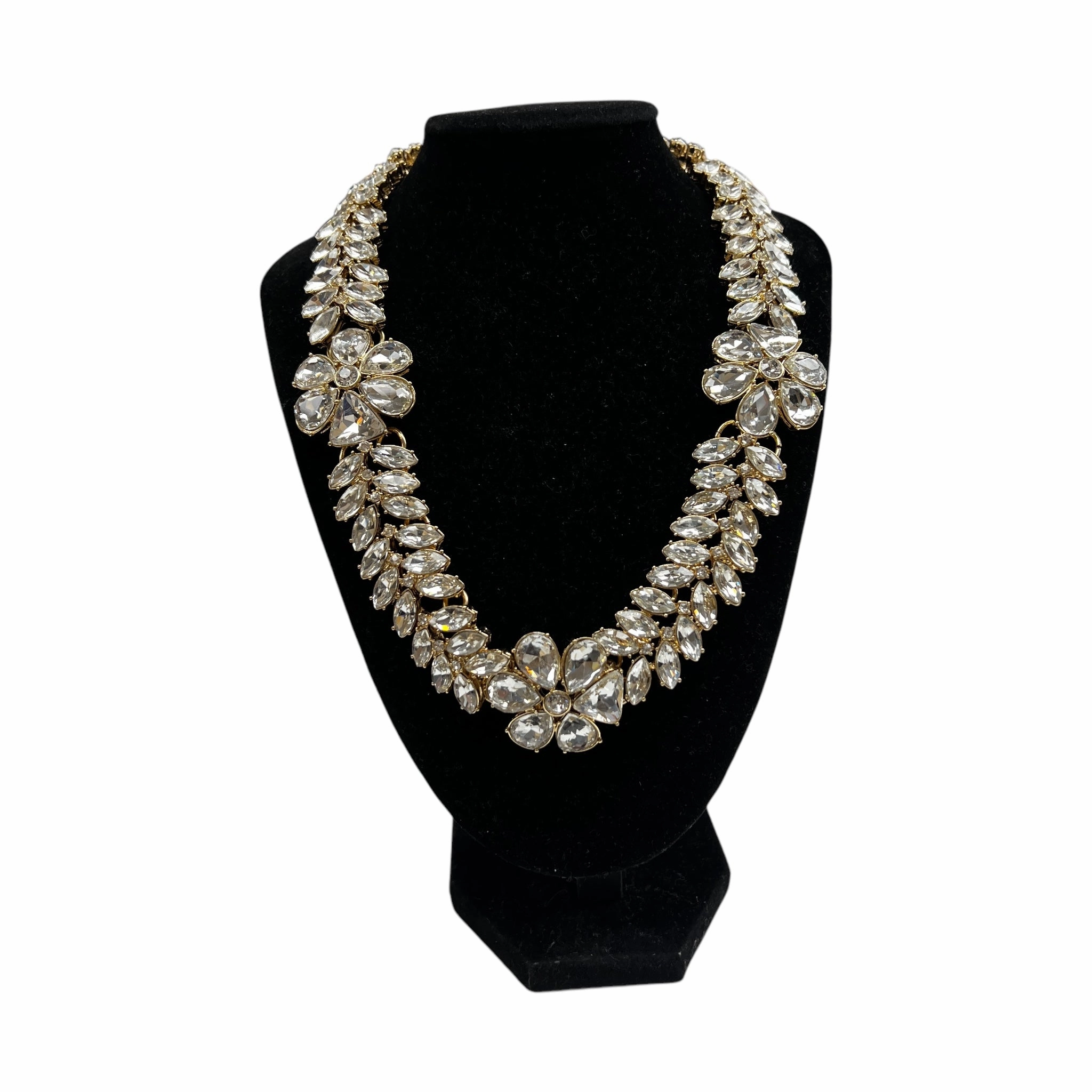 Necklace Statement By Talbots In Gold