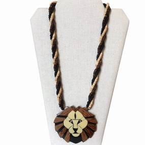 Necklace Statement In Animal Print