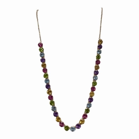 Necklace Statement  In Multi