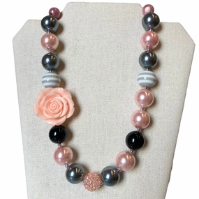 Necklace Statement In Pink