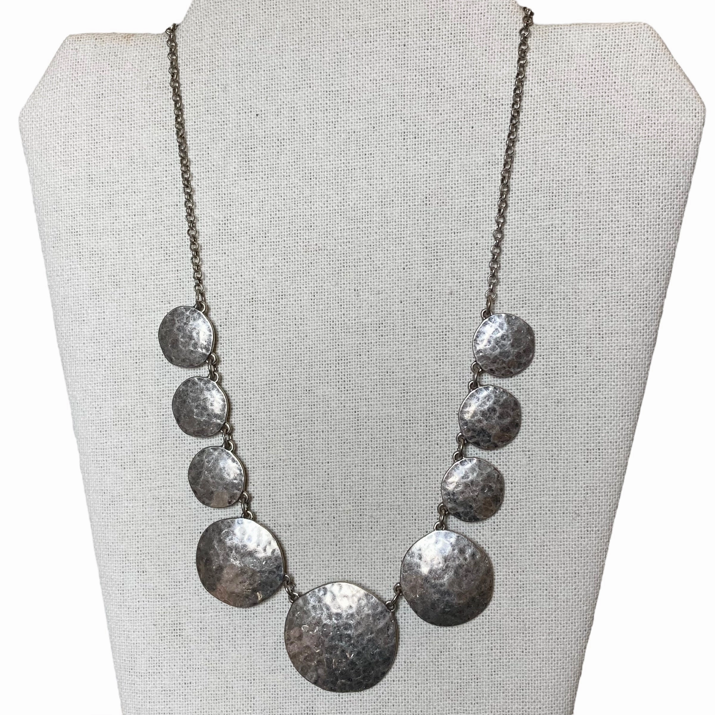 Necklace Statement In Silver
