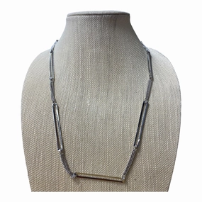 Necklace Statement  In Silver