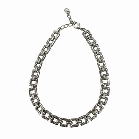 Necklace Sterling Silver By Uno De 50 In Silver