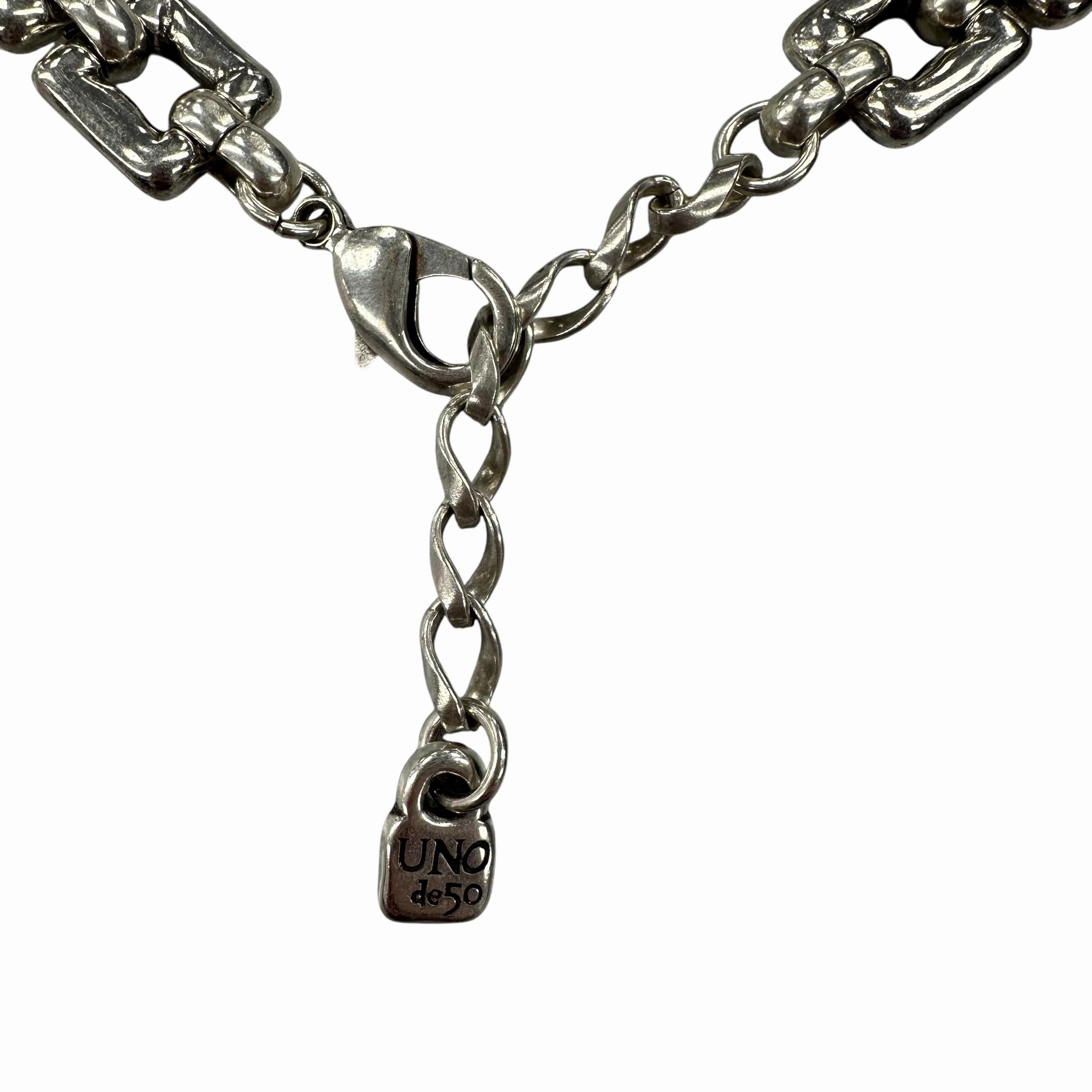 Necklace Sterling Silver By Uno De 50 In Silver