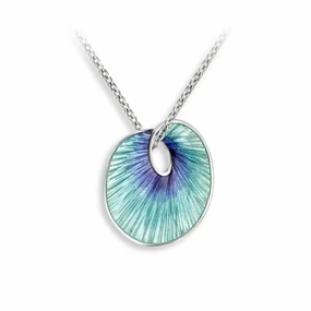 Nicole Barr Turquoise Round Twist Necklace