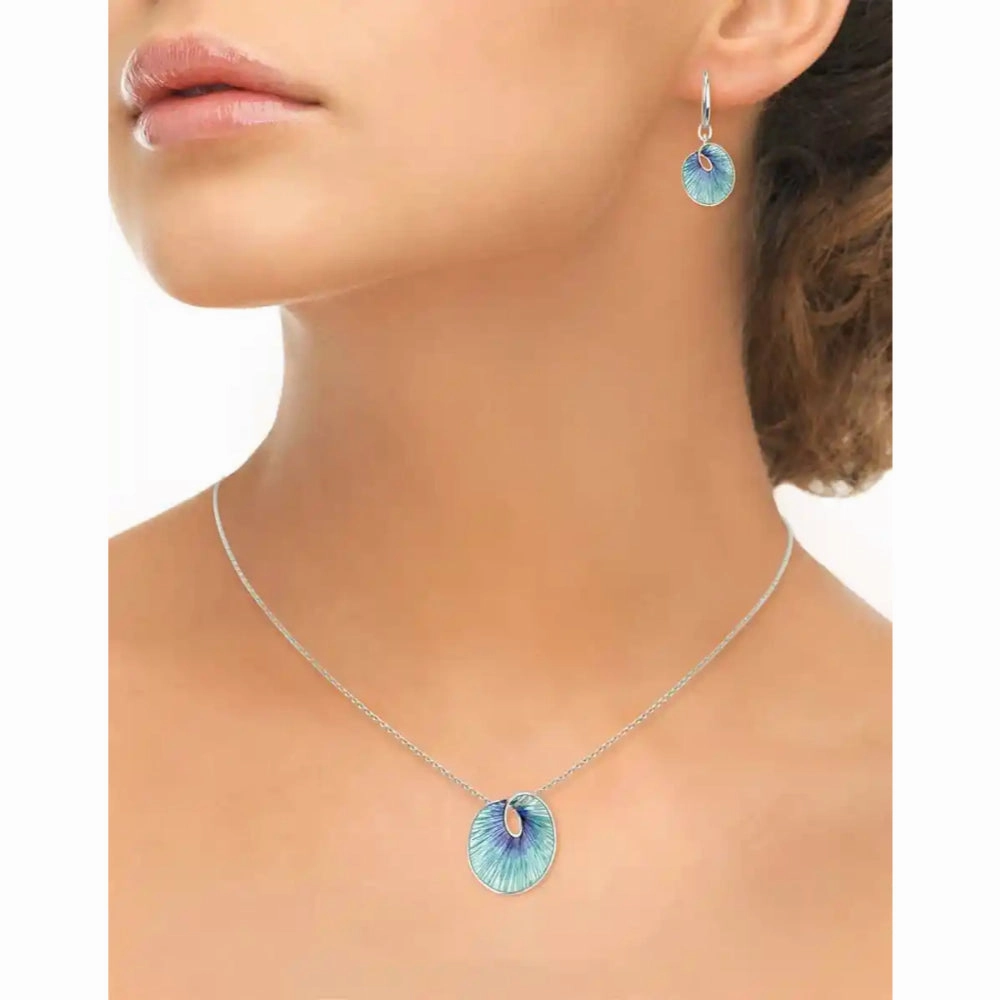 Nicole Barr Turquoise Round Twist Necklace