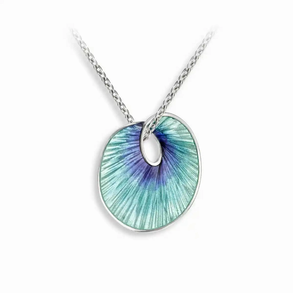 Nicole Barr Turquoise Round Twist Necklace