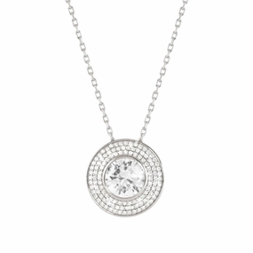 Nomination Aurea Necklace In Sterling Silver With Cz