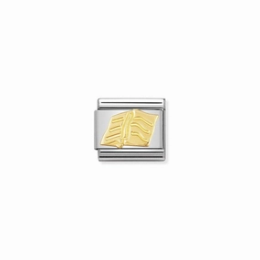 Nomination Composable Classic Link Book In 18K Gold