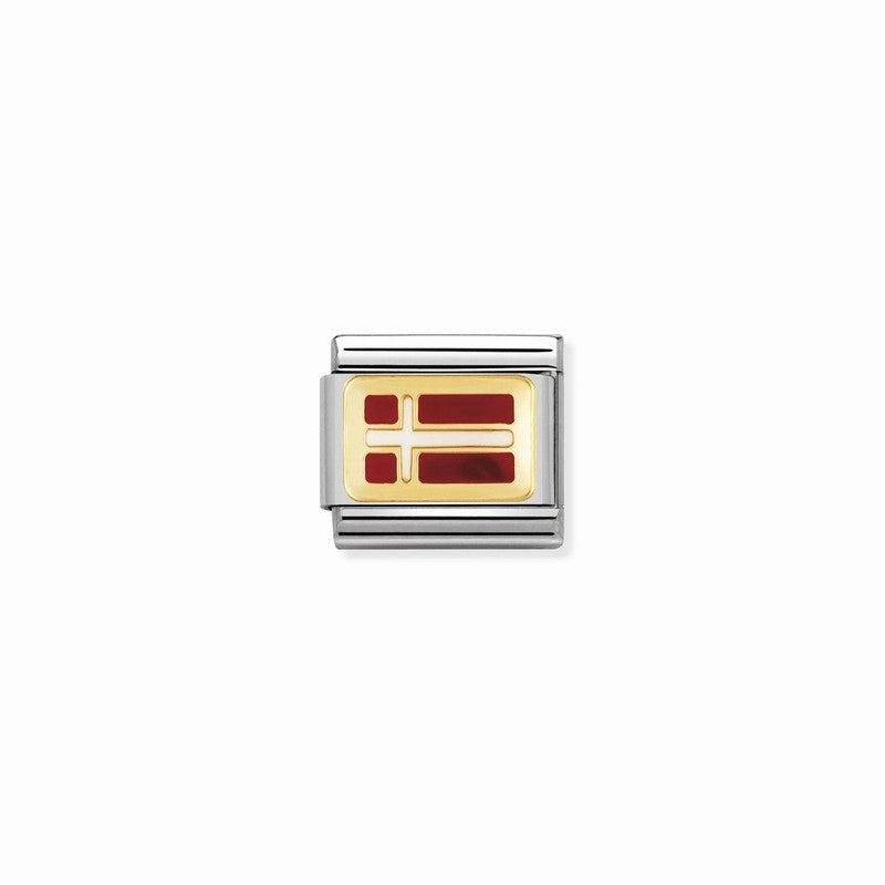 Nomination Composable Classic Link Denmark Flag