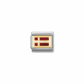 Nomination Composable Classic Link Denmark Flag