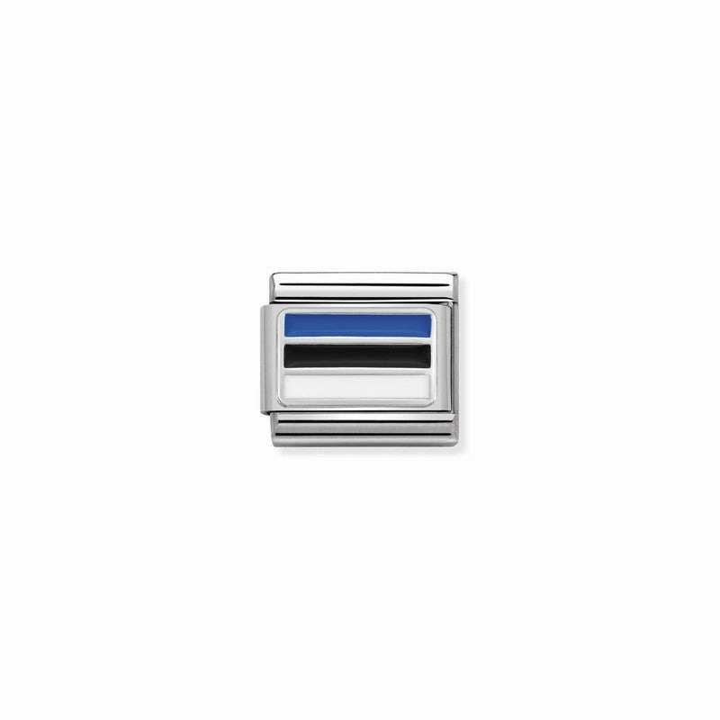 Nomination Composable Classic Link Estonia With Enamel