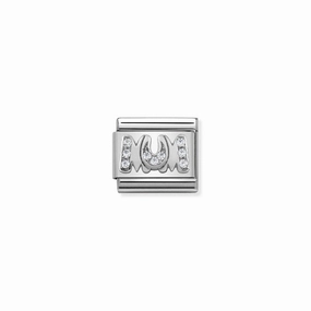 Nomination Composable Classic Link Mum With Stones