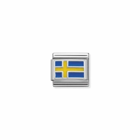 Nomination Composable Classic Link Sweden With Enamel