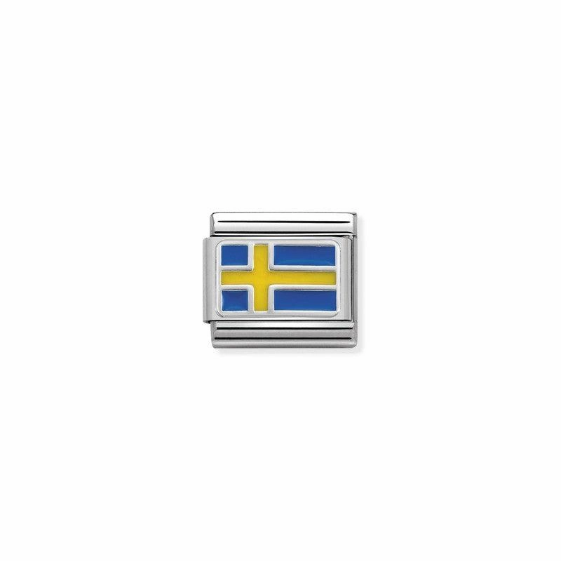 Nomination Composable Classic Link Sweden With Enamel