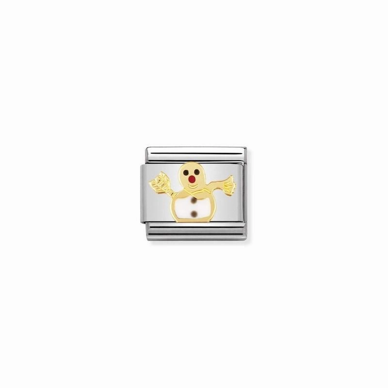 Nomination Composable Classic Link white Snowman