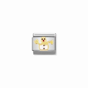 Nomination Composable Classic Link white Snowman