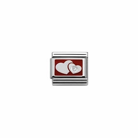 Nomination COMPOSABLE CLASSIC RED HEART AND CZ LINK