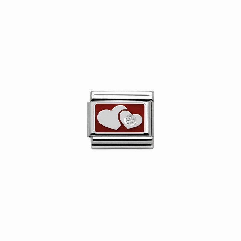 Nomination COMPOSABLE CLASSIC RED HEART AND CZ LINK