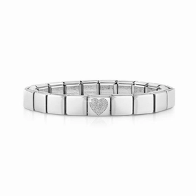 Nomination Composable Glam Bracelet, Glitter Heart