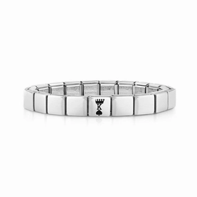 Nomination Composable Glam Bracelet, King Of Spades, Silver