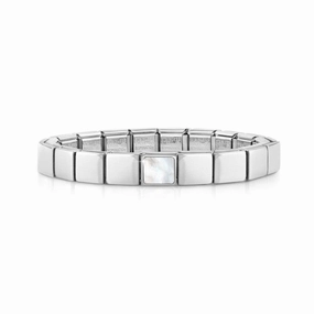 Nomination Composable Glam Bracelet, Square Mother Of Pearl