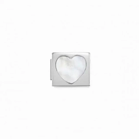 Nomination Composable Glam Link Heart Mother Of Pearl