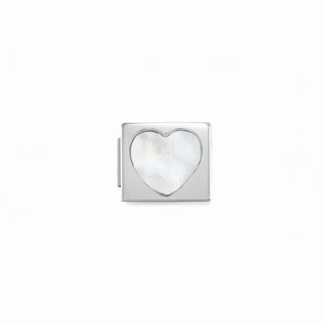 Nomination Composable Glam Link Heart Mother Of Pearl