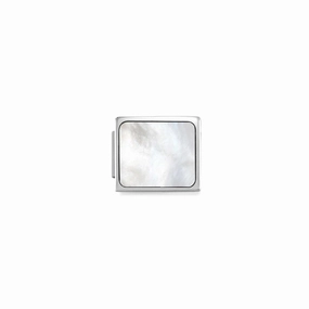 Nomination Composable Glam Link Square Mother Of Pearl