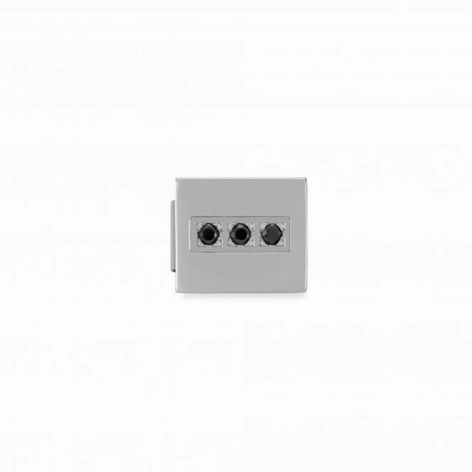 Nomination Composable Ikons Swarovski Zirconia Plate Black Link