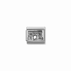 Nomination Composable Link Arc De Triomphe, Silver