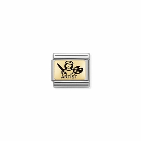 Nomination Composable Link Artist, 18K Gold