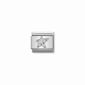 Nomination Composable Link Asymmetric Star, Silver