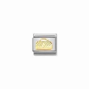 Nomination Composable Link Bag, Etched, 18K Gold